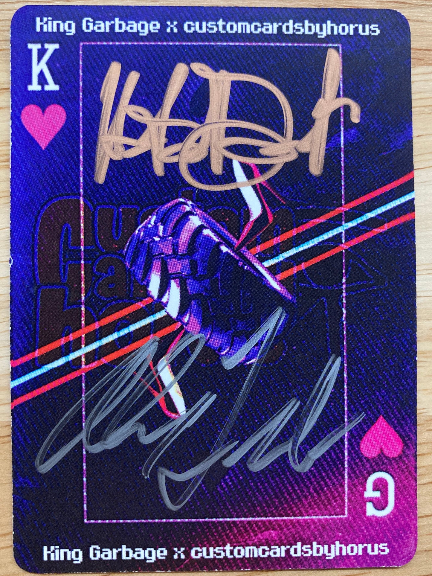 KG "GOTTA TRASH 'EM ALL" CARD